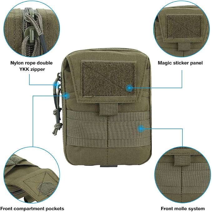 EXCELLENT ELITE SPANKER Molle Admin Pouch Military Utility Tool Pouch EDC Molle Pouchs Gadget Waist Bags