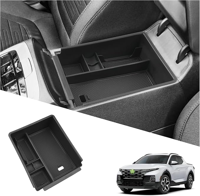 2025 2026 Tucson Center Console Organizer for 2026 Hyundai Tucson Accessories Armrest Console Box Compatible with 2022-2025 2026 Hyundai Tucson With Automatic Transmission(Not for Limited/Hybrid)
