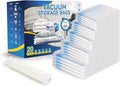 Simple Deluxe 20 Pack Vacuum Storage Bags, Space Saver Bags with Hand Pump, Vacuum Seal Bags for Clothing, Comforters, Blankets, Bedding, Pillows (4 Jumbo/4 Large/4 Medium/4 Small/4 Roll M)