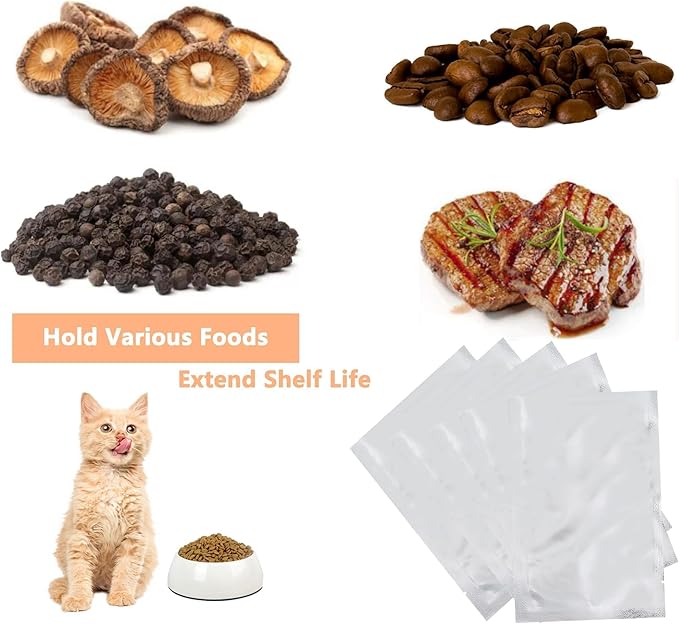 Heat Sealable Mylar Food Storage Bag,ULIFESTAR 5.5Mil Thicker Food Storage Pouches Oxygen Absorbers Vacuum Seal Airtight Packaging for Coffee Beans, Tea, Grains, etc（40 * 60cm/15.75 * 23.62'' ）
