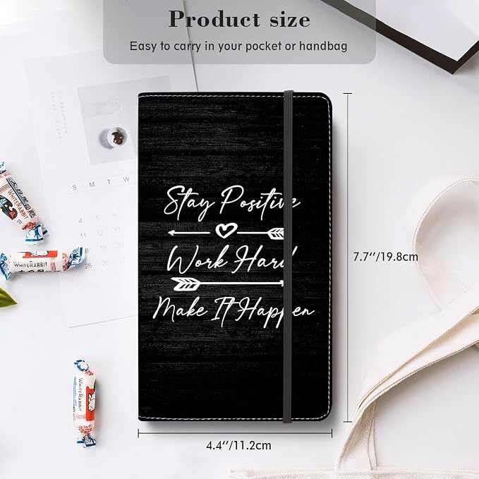 Floral Business Card Book Holder Organizer for Women, 240 Card Capacity, Stylish Name Card and Credit Card Holder for Professionals (Inspiration)