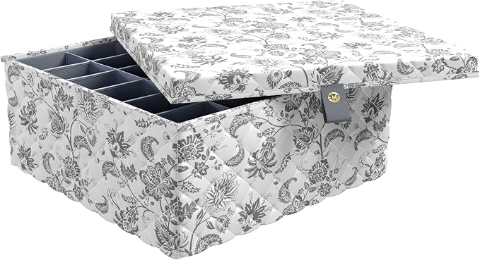 Martha Stewart Collapsible Storage Organization Photo Bin Container Lidded