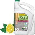 Bona Multi-Surface Floor Cleaner Refill - 96 fl oz - Lemon Mint | Residue-Free Floor Cleaning Solution refill for Spray Mop and Spray Bottles - Use on Stone, Tile, Laminate, and Vinyl Floors