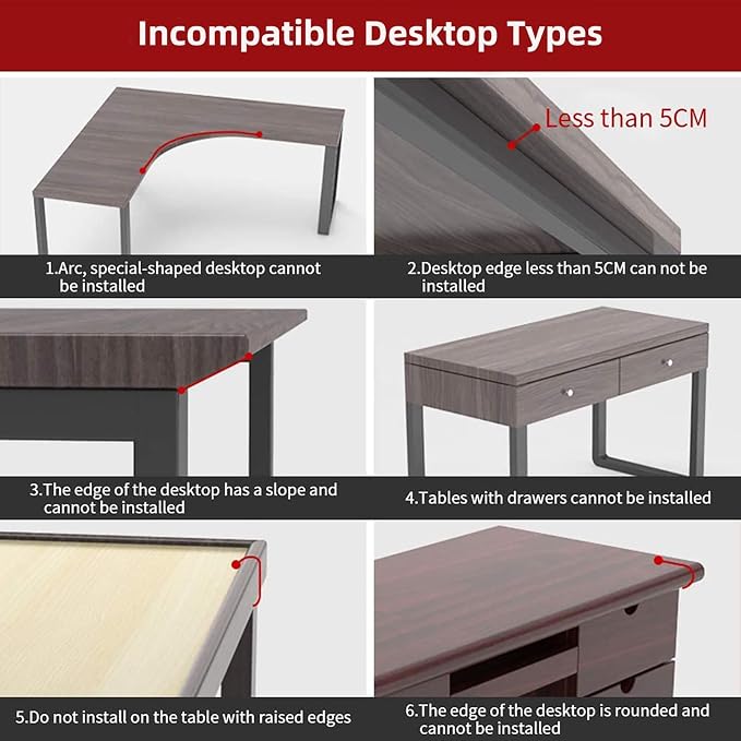 Sisyphy Ergonomics Desk Extender Tray, 31.5x9.5" Punch-Free Clamp on, Foldable Keyboard Drawer Tray, Table Mount Arm Wrist Rest Shelf, Computer Elbow Arm Support