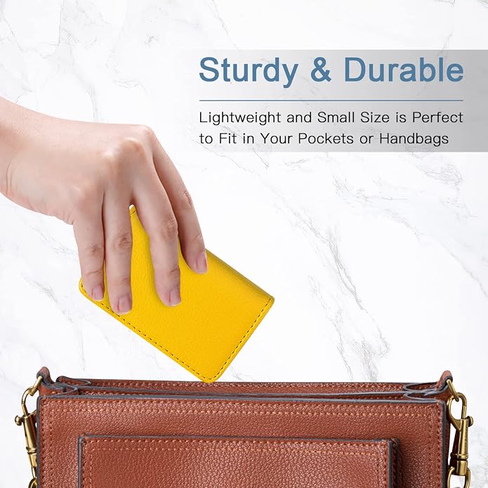 Padike Business Name Card Holder Luxury PU Leather,Business Name Card Holder Wallet Credit card ID Case/Holder For Men & Women - Keep Your Business Cards Clean