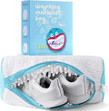 XXL Shoe Washing Machine Bag, Laundry Shoe Bag for Washer and Dryer, Laundry Shoe Bag Protect Sneaker, Running Shoes, Bras, Delicates and Toys, Includes 2 Shoes (White 1 Pack)