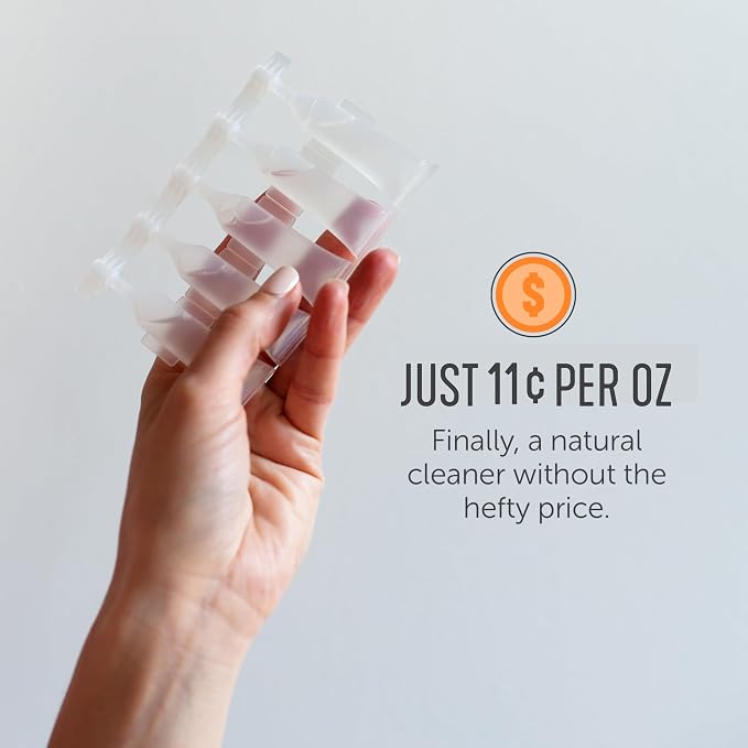 Force of Nature Cleaner & Disinfectant Capsule Refills - 25 ct | EPA-Registered, Non-Toxic Cleaning, Deodorizing, Sanitizing - Refills Make 25 Bottles (12 oz each) Replaces Multiple Cleaners