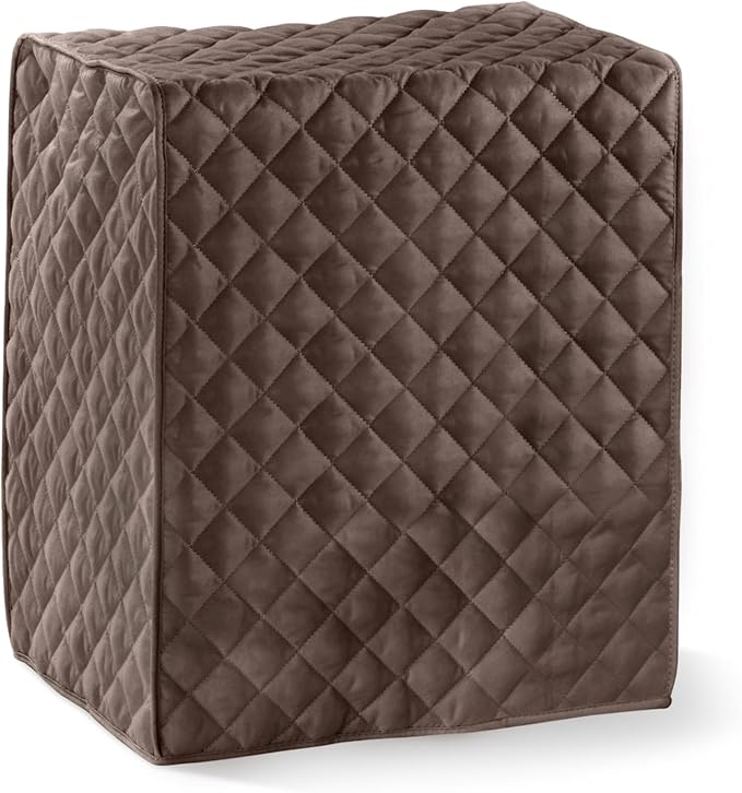 Covermates Keepsakes Rectangular Appliance Cover – Quilted Kitchen Appliance Cover for Countertop Storage – Dust Protection – Stain Resistant – Washable – Slip-On Appliance Design, Bronze