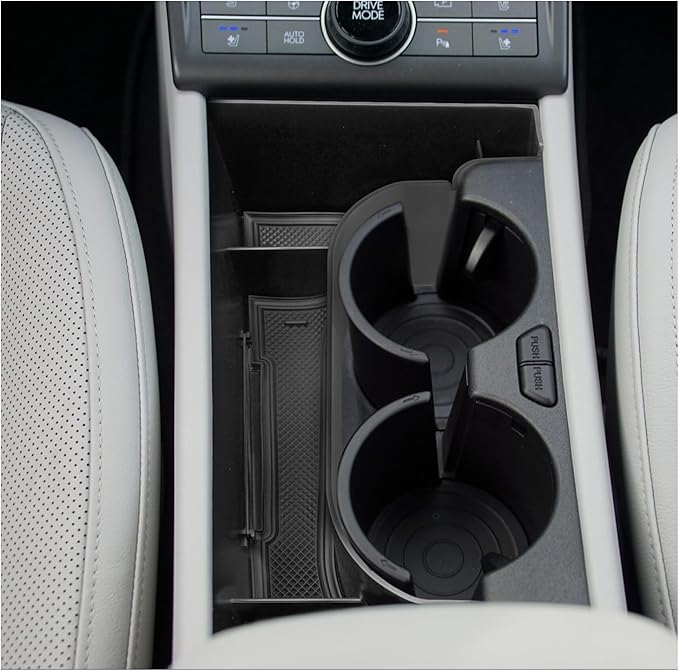 SXCY Fit for 2024 2025 2026 Hyundai Kona Center Console Organizer for 2024-2026 Hyundai Kona SEL Conv./ N-line Limited Accessories Console Organizer Tray 2024+ Kona Cupholder Console Organizer Black