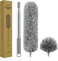 SetSail Dusters for Cleaning, 100-inch Extra-Long Cobweb Duster with Extension Pole, Bendable Microfiber Head & Cobweb Brush Washable Ceiling Fan Cleaner Duster Kit for High Ceilings, Corner