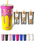 Frost Buddy Togo Buddy 30oz Tumbler - Spill-Proof Flip Lid (Peeps Drip)