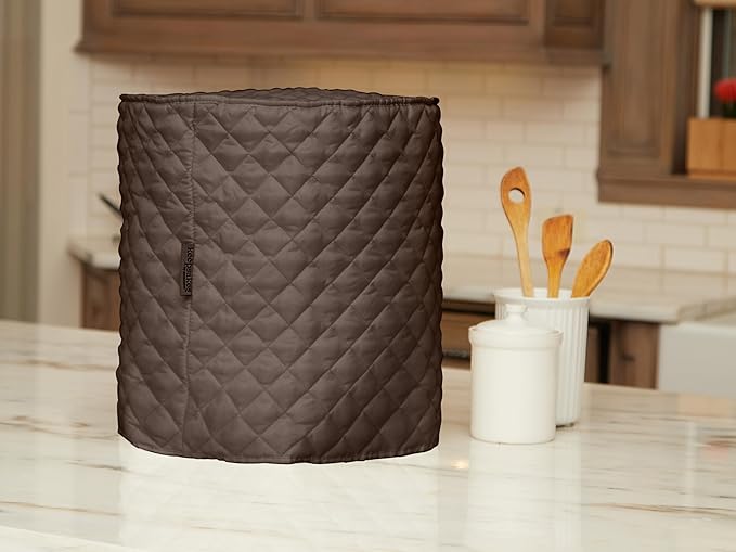 Covermates Keepsakes Blender Cover – Quilted Appliance Protector for Food Processors – Dust & Stain Resistant, Washable Slip‑On Design for Countertop Storage, Bronze