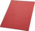 Winco Heavy-Duty Plastic Cutting Board, 15" x 20" x 1/2", Red Medium