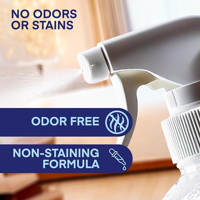 Steri-fab All-in-One Disinfectant Spray, 16 Ounce Sprayer Bottle | Kills Bed Bugs, Fleas, Mites, Roaches, Viruses, Fungi, & Odors, Quick-Drying, Non-Residual