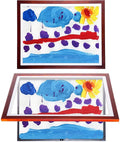 Dynamic Frames Li’l Davinci Front-Open 2-Pack Kids Art Frames, Wooden Frames for 18x24 Artwork, Prints & Certificates, Store up to 50 per Frame, 20.88 x 26.88 Outer Dimensions, Cherry