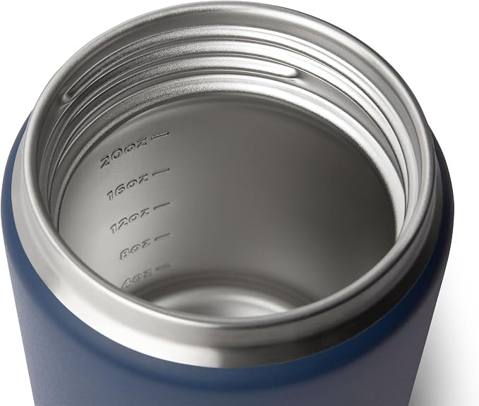 YETI Rambler 24 oz Food Jar, Vacuum Insulated, Stainless Steel, With Airtight Lid, Navy