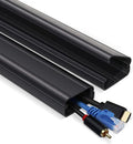 39in TV Cord Hider - Cord Covers for Wall Mounted TV Cable Hider Wall Kit | Wire Hiders for TV on Wall, Wire Covers for Cords, Cable Concealer Hide Cords, 1.5"W*0.75"H*13inL*3, Black