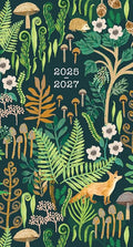 2026 Pocket Planner: 2-Year-Plus Pocket Calendar Planner (24-Month): January 2026- December 2027, Purse Size 6.5" x 3.5", Woodland Mushrooms