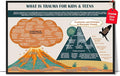 LOLUIS Mental Health Poster, Therapy Educational Supplies Art Print Classroom School Office Decor (What Is Trauma, Custom Frame Type)