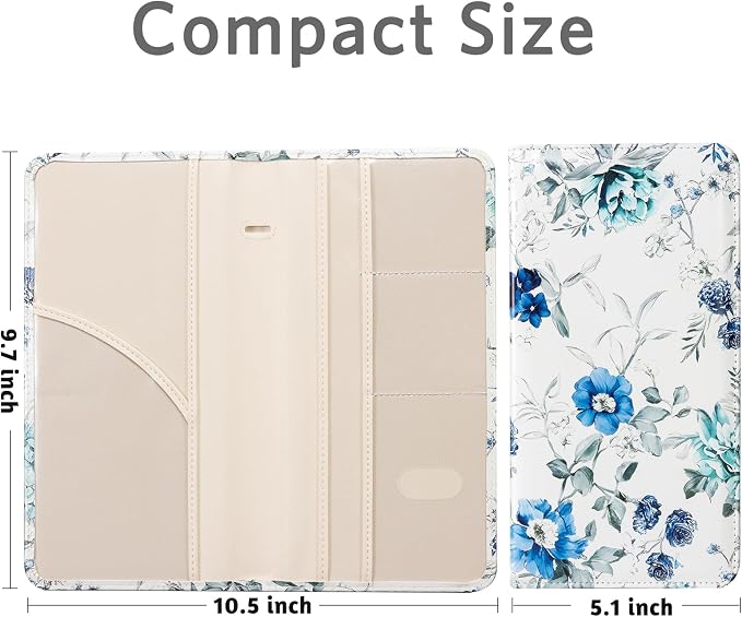 CoBak Car Registration and Insurance Holder | Vehicle Glove Box Organizer, Auto Truck Compartment Document Case with Magnetic Closure for Insurance & Driver License