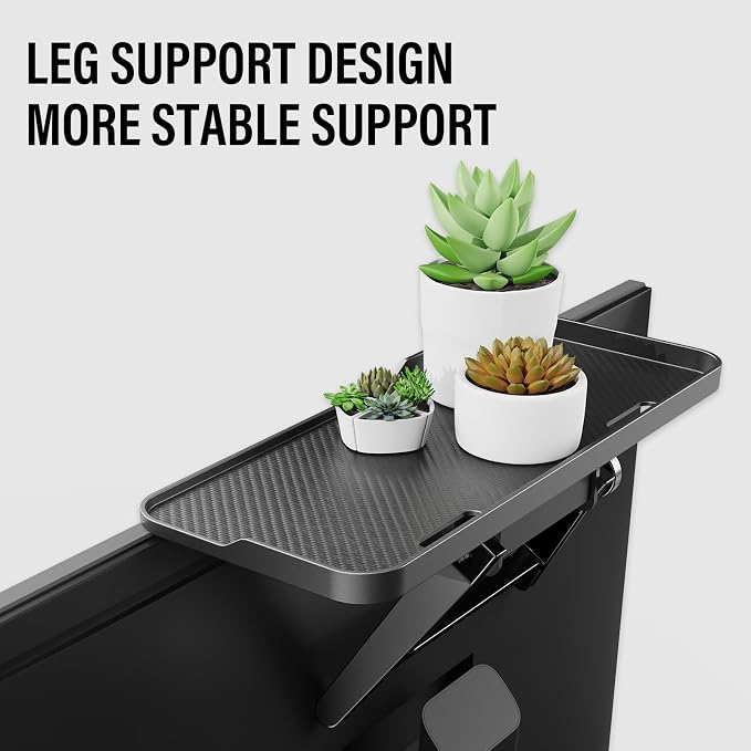CABTE Adjustable Steel TV Top Shelf, Floating TV Stand, Universal Monitor Shelf for Soundbar, Game Console, Cable Box, Router Shelves (11.8 x 4.9 inch)