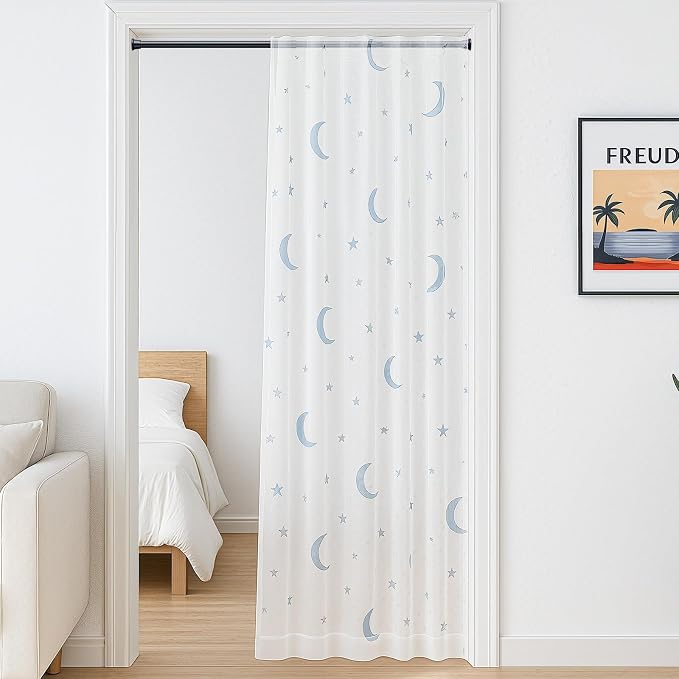 Tension Rods 2Pack Black Tension Curtain Rods 23-48Inch Small Curtain Rods for Windows Adjustable Curtain Rods Spring Rod for Doorway,Closet,Windows