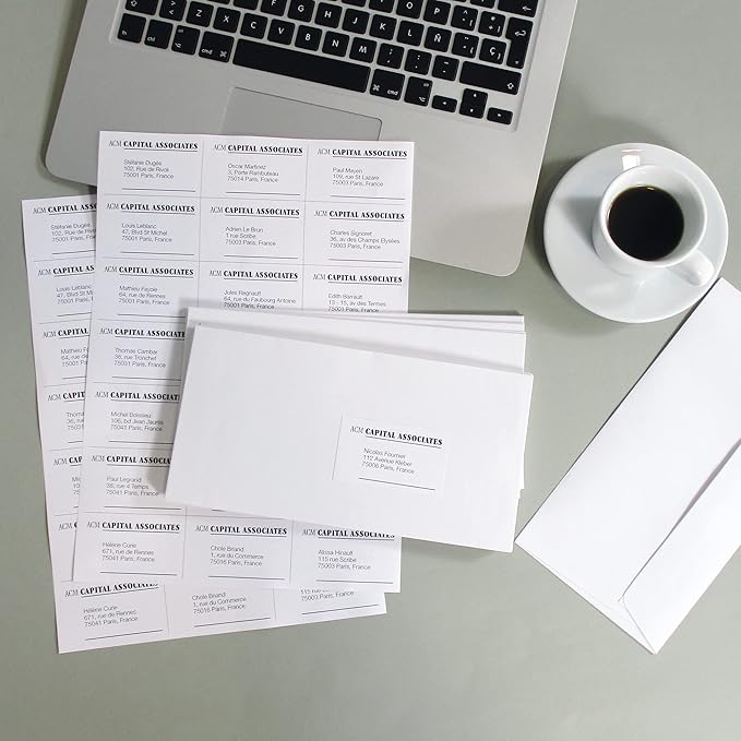 Apli Labels APLI White Name Tags 210 x 297 mm 25 Sheets A4