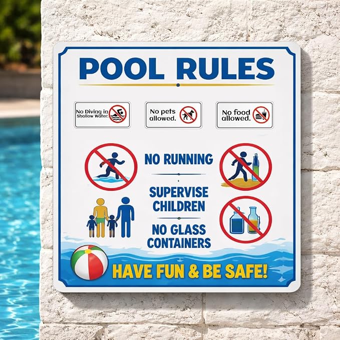 200 Pcs No Smoking Diving Loud Noises Sticker Labels, No Phone Safety Signs Labels Self Adhesive Vinyl Stickers for Public Areas Office Restaurant Swimming Area, 19x38mm