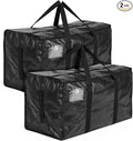 2 Pack Jumbo Packing Bags,58 Gallon Heavy Duty Extra Large Moving Bag, L 27*w 15*h 14inch Reusable Movings Bags Extra Large Moving Bag with Handles for College Movings Space-Saving, Shipping