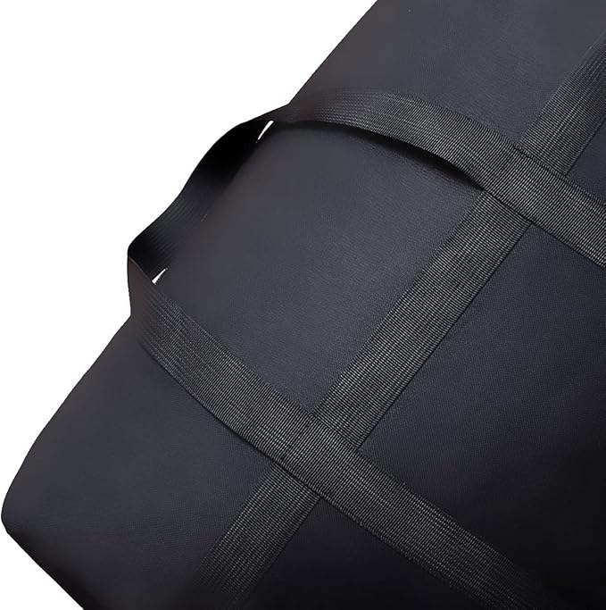 Multipurpose Extra Large Heavy Duty Storage Bags Duffle Bags for Space Saving Moving Storage (31Gal/120L, Black)