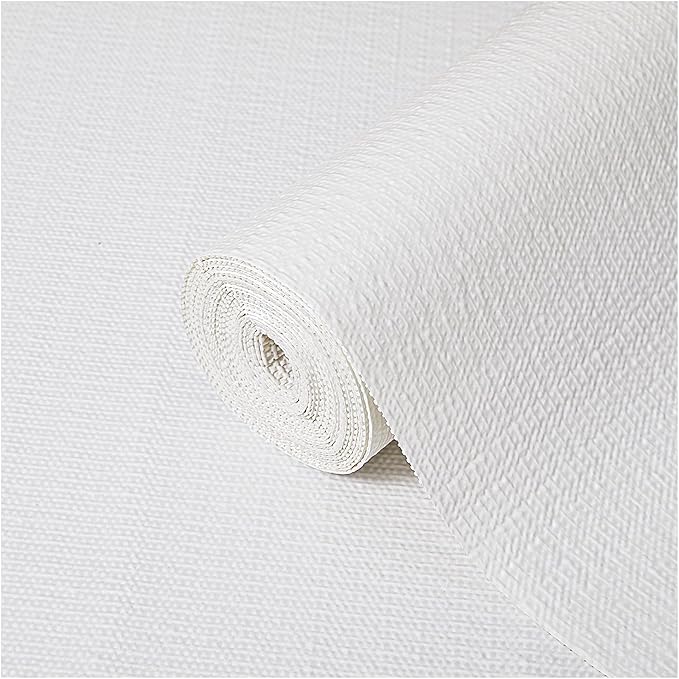 Coavas Shelf and Drawer Liner, Non Slip Extra Grip Non Adhesive Waterproof Thickened Cabinet Mat, Easy Cut for Kitchen Pantry Bathroom Dresser Cupboard (White, 12IN x 30FT)