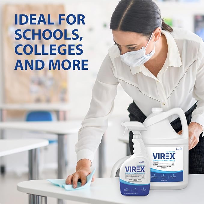 VIREX Diversey All Purpose Disinfectant Cleaner, Spray, 32 oz, 8 Pack