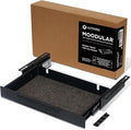 ULTRARM Moodular Storage Drawer Add-On for Slide Rails, Do Not Use Alone | Accessory Only, Soft-Closing System, Hidden Storage, Felt Interior, Sturdy Steel Frame, Declutter Your Desk, Black, MSA-DR