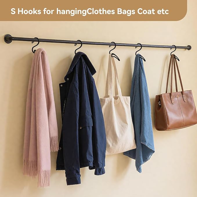 Hoodie Hanger, 12 Pack Anti-Slip Clothes Hangers, Space Saving Hoodie Hook, Scarf Hanger, Hoodie Organizer for Closet, Hanging Sweatshirt, Jeans, Jacket, Tank Top
