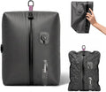 Travel Vacuum Compression Bags, 25L Vacuum Bags for Travel Luggage with Built-in Pump for Carry-on Suitcases & Backpacks, Ip68 Waterproof Zipper, Durable Vacuum Seal Bags For Clothing Packing