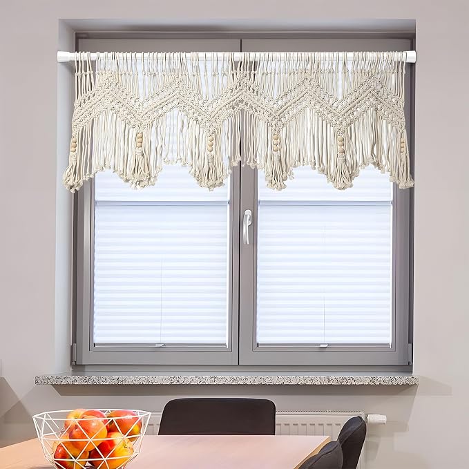 Spring Tension Curtain Rods 26-39 Inch White 2 Pack | No-drill & tool-free setup. Fits windows, kitchens, doorways. Rust-resistant, great for light curtains.
