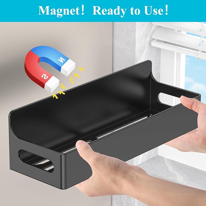 Magnetic Water Bottle Holder for Fridge, Tumbler Organizer 4 Pack | For Stanley, Owala cup, easy to remove from the fridge