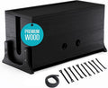 COREMINDED Extra Large Cable Management Box, Wood Cord Hider Box & Organizer for Power Strip, TV Wires & Desk Cable Storage