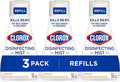 Clorox Disinfecting Mist, Lemon Orange Blossom, Disinfecting Refill, 16 Fluid Ounces, Pack of 3