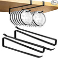 Tumbler Lid Organizer, 2 Pack for Yeti Lid Organizer, Space Saving Water Bottle Lid Holders, Tumbler Lid Holder Up to 12 Lids, Cup Lid Organizers for Kitchen Under Cabinet Storage