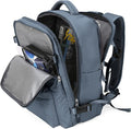 Large Travel Backpack Women Carry On Hiking Backpack Waterproof Outdoor Sports Casual Daypack Personal item Travel Bag Airplane Essentials Spirit Airline Flight Approved Shoes Compartment Jewel Blue