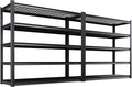 Set of 2 Garage Shelving-3500 lbs 5 Tier Storage Shelves,Adjustable Heavy Duty Metal Shelving Unit and Storage Large Wire Rack,Utility Steel Shelf for Warehouse Industrial Pantry Basement -72"x59"x20"