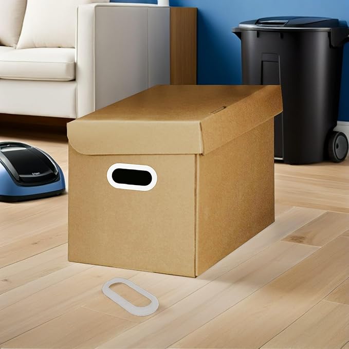 TIDTALEO 10pcs Plastic Box Handles for Cardboard Storage and Moving Boxes, Heavy Duty Straps for Large Carton Carrying and Organization