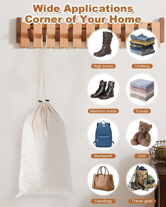 2 Pcs Shoe Bags for Travel, Large Boot Bag, Beige, 21.2x13.3 Inch | Washable & Reusable Travel Shoe Bags, Dustproof Shoe Bags with Drawstring Closure, Suitable for Travel, Home Storage
