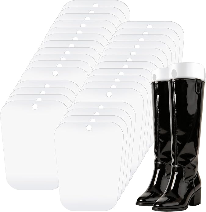 Luxdecor 32 Pieces (16 Pairs) 10/12/14/16in Boot Shaper Inserts Boots Form Stand Support Holder for Women and Men Organizer