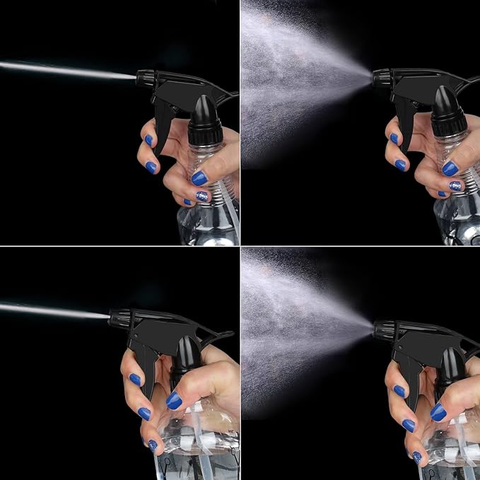 Avenoir Adjustable Mister Spray Bottle 250ml & 500ml | Adjustable Nozzle for Fine or Strong Mist. Great for Hair, Plants, and Home Cleaning. Durable, Leak-Proof, Easy to Use