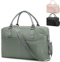 Gym Bag for Women,Travel Duffle Bag for Travel with Wet Pocket Weekender Overnight Carry On Tote Bag Luggage Bag with Trolley Sleeve Personal Item Travel Bag Hospital Diaper Bag Green