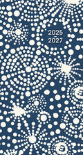 2026 Pocket Planner: 2-Year-Plus Monthly Pocket Calendar Book (24-Month): January 2026 - December 2027, Purse Size 6.5" x 3.5", Indigo Urchins