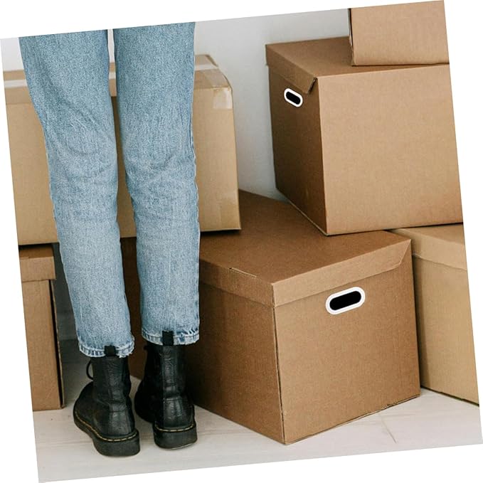 Healifty 10pcs Heavy Duty Plastic Box Handles for Moving Lifting and Carrying Comfortable Grip for Easy Attachment to Cardboard and Storage Bins and Reliable Packing Straps