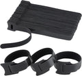 MVYC 150PCS 8 Inch Reusable Cable Ties Wire Ties Cord Organizer Cable Organizer Adjustable Cable Management Black